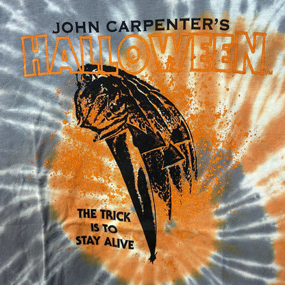 John Carpenter Micheal Myers Halloween Movie Tie Dye T-Shirt  2XL