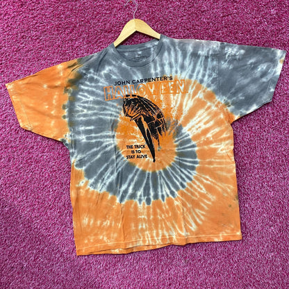 John Carpenter Micheal Myers Halloween Movie Tie Dye T-Shirt  2XL