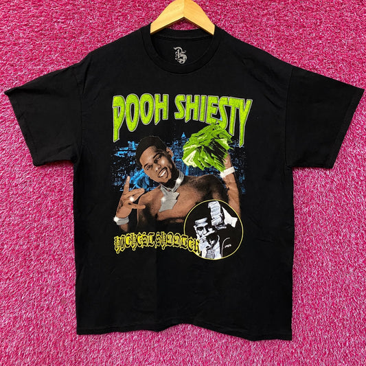 Pooh Shiesty Official Merch Highest Shooter T-shirt Medium