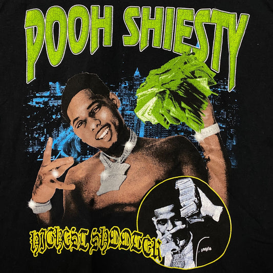 Pooh Shiesty Official Merch Highest Shooter T-shirt Medium