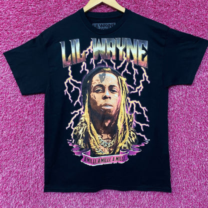 Reason Lil Wayne A Milli Lightning Black T-Shirt Large