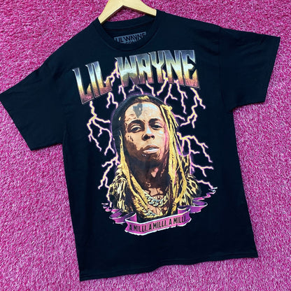 Reason Lil Wayne A Milli Lightning Black T-Shirt Large