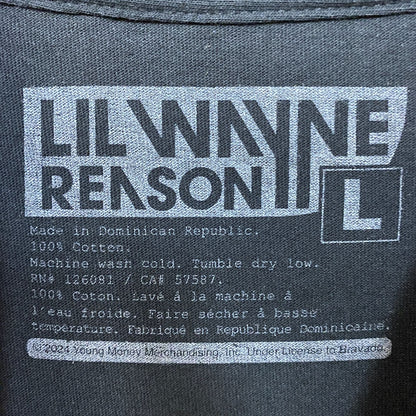 Reason Lil Wayne A Milli Lightning Black T-Shirt Large