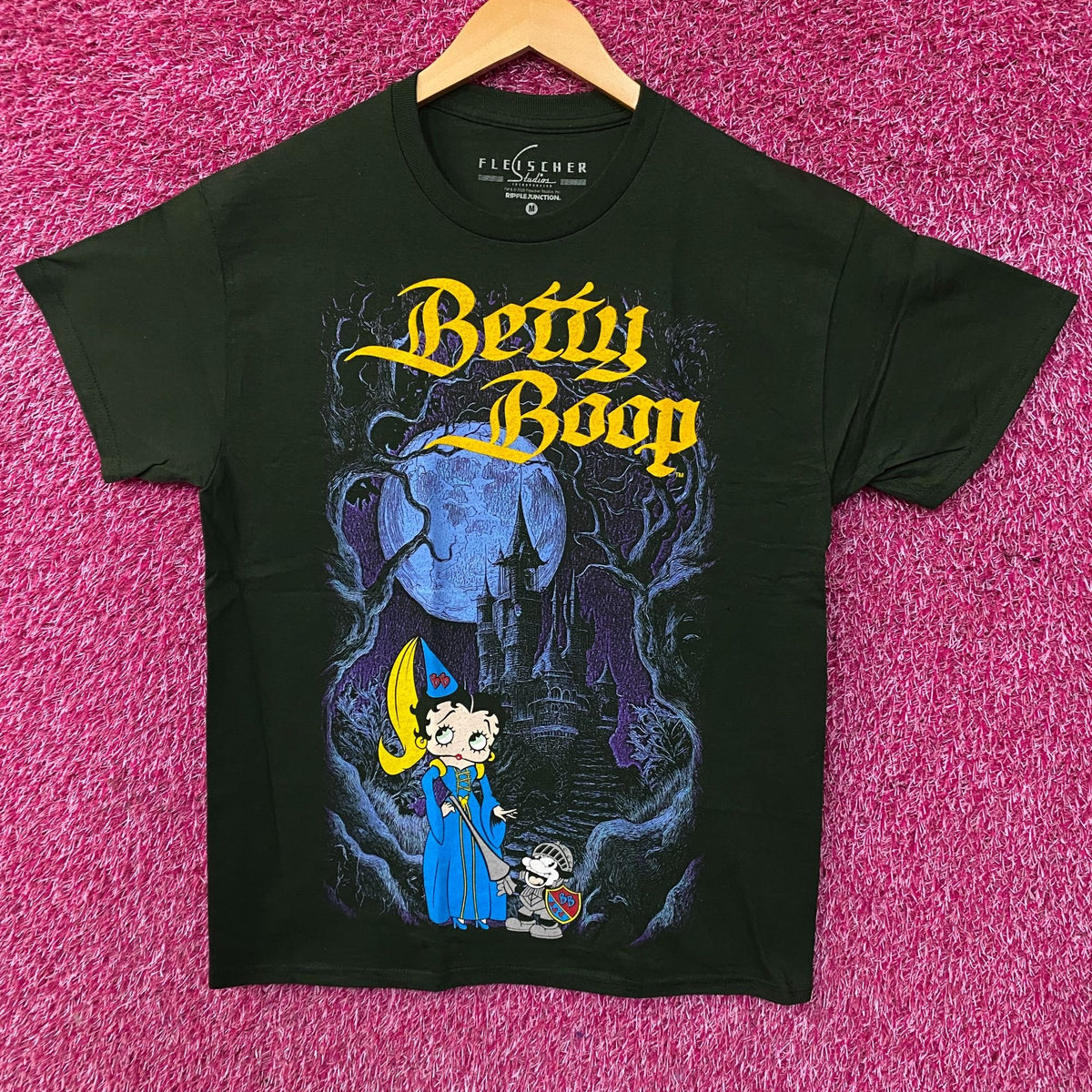 Fleischer Studios Betty Boop Star Princess Cartoon Graphic T-Shirt Medium