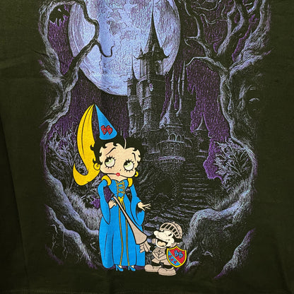 Fleischer Studios Betty Boop Star Princess Cartoon Graphic T-Shirt Medium