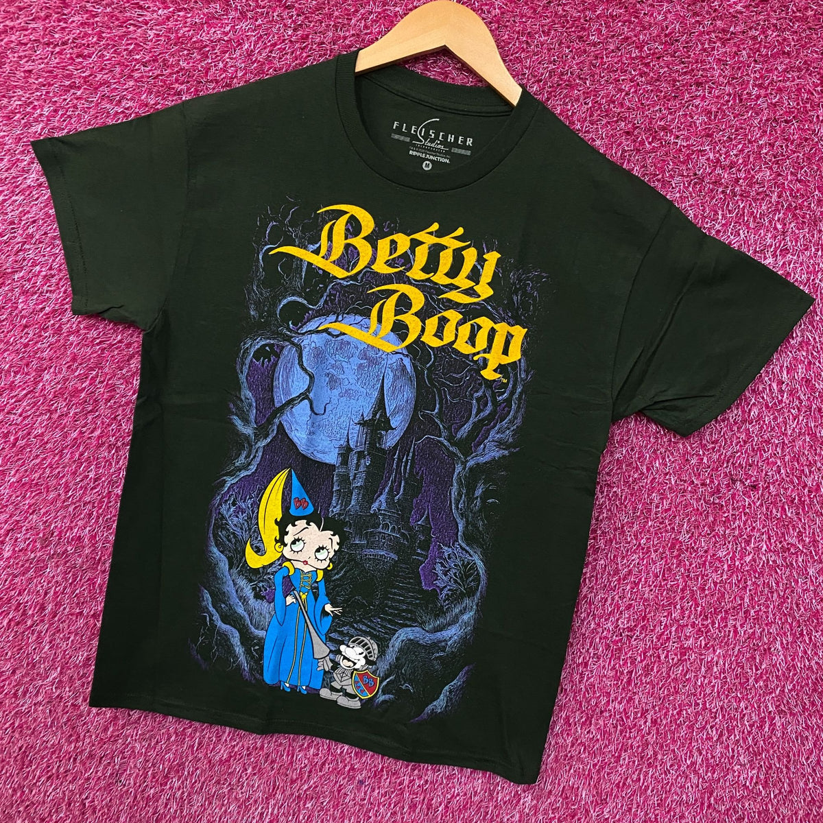 Fleischer Studios Betty Boop Star Princess Cartoon Graphic T-Shirt Medium