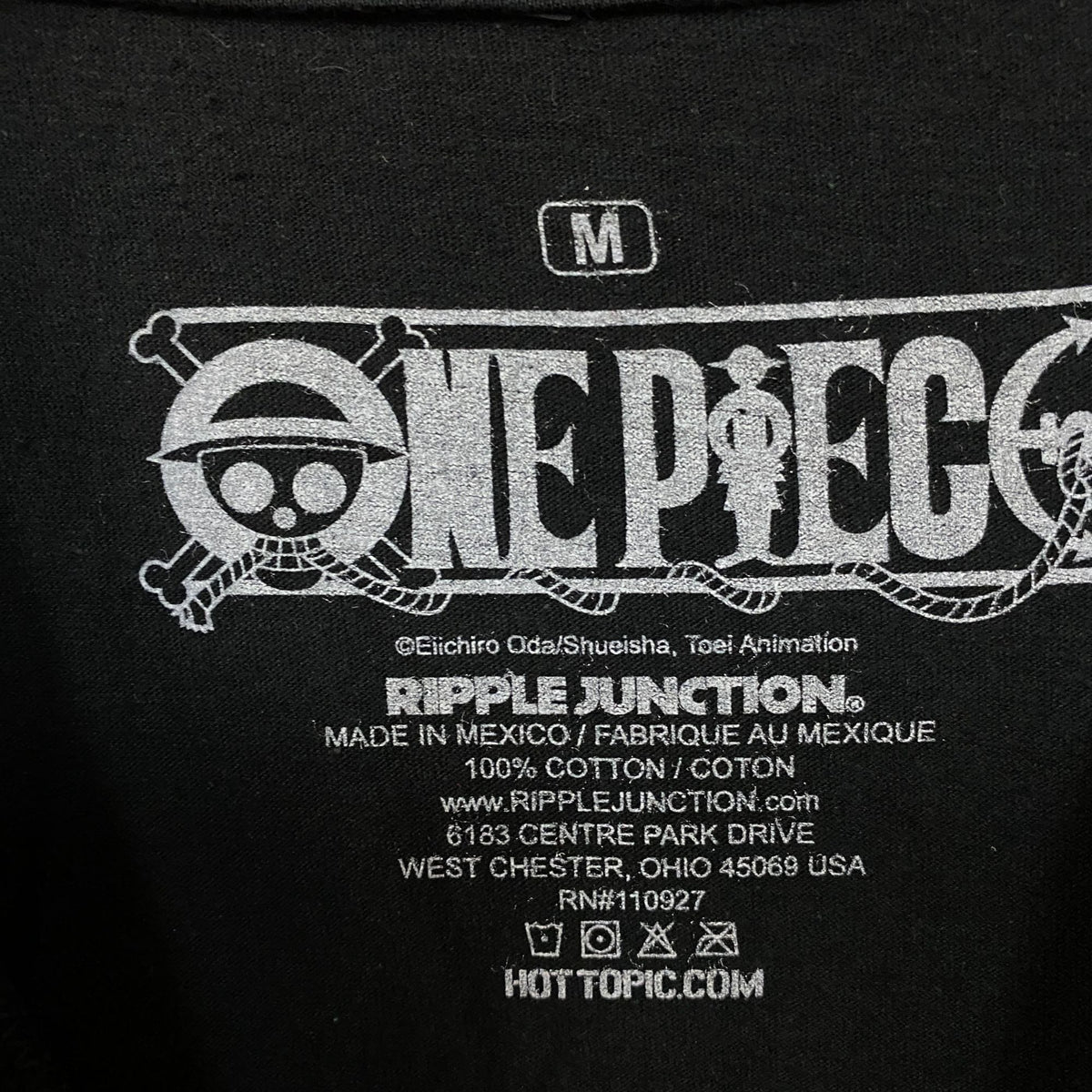 One Piece Portgas D. Ace Airbrush Art Jumbo Print T-Shirt Medium
