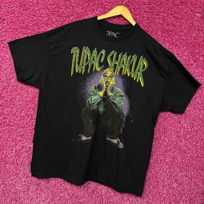 Tupac Shakur Portrait Graphic Design T-Shirt 2XL