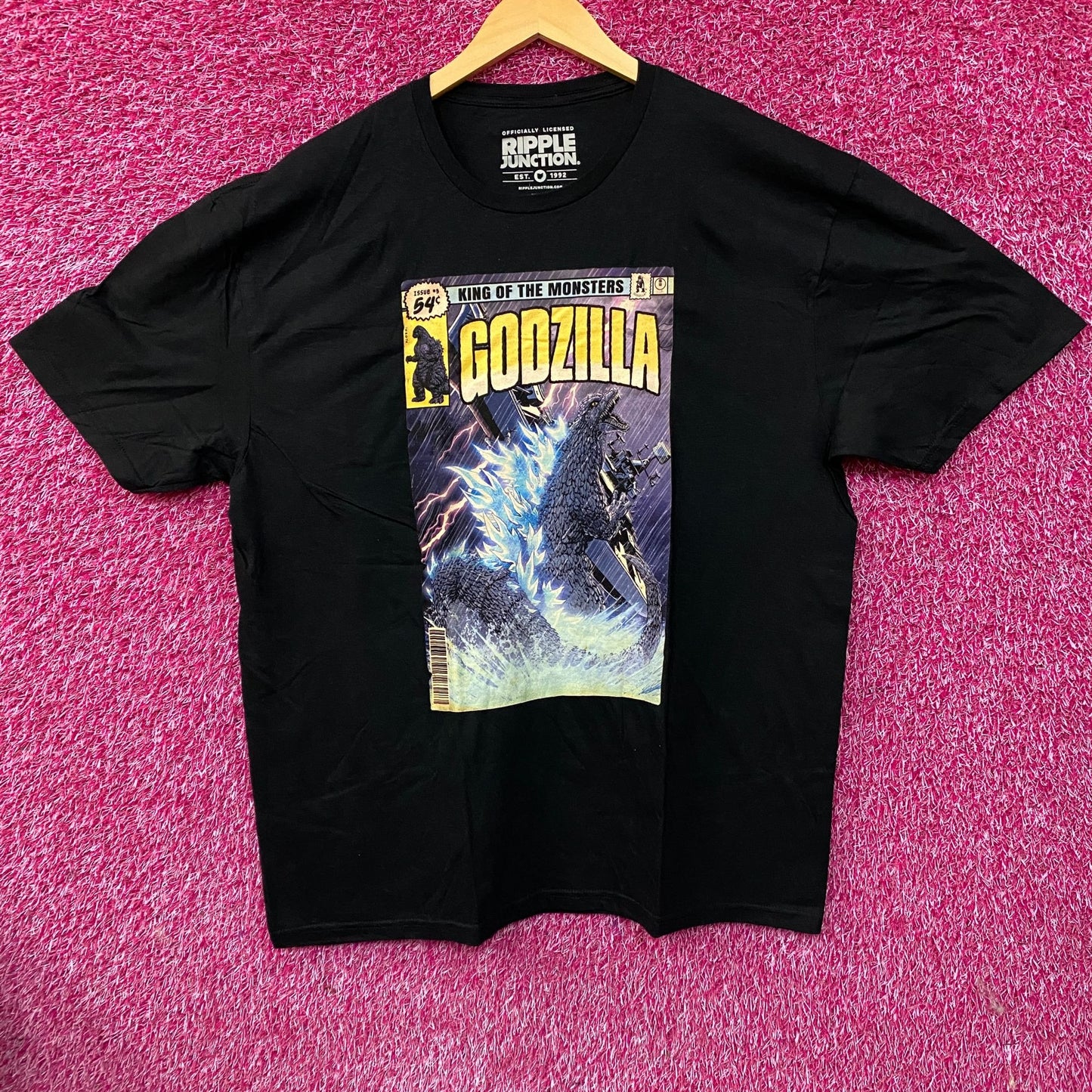 Ripple Junction Godzilla King of the Monsters Comic Cover T-shirt XL