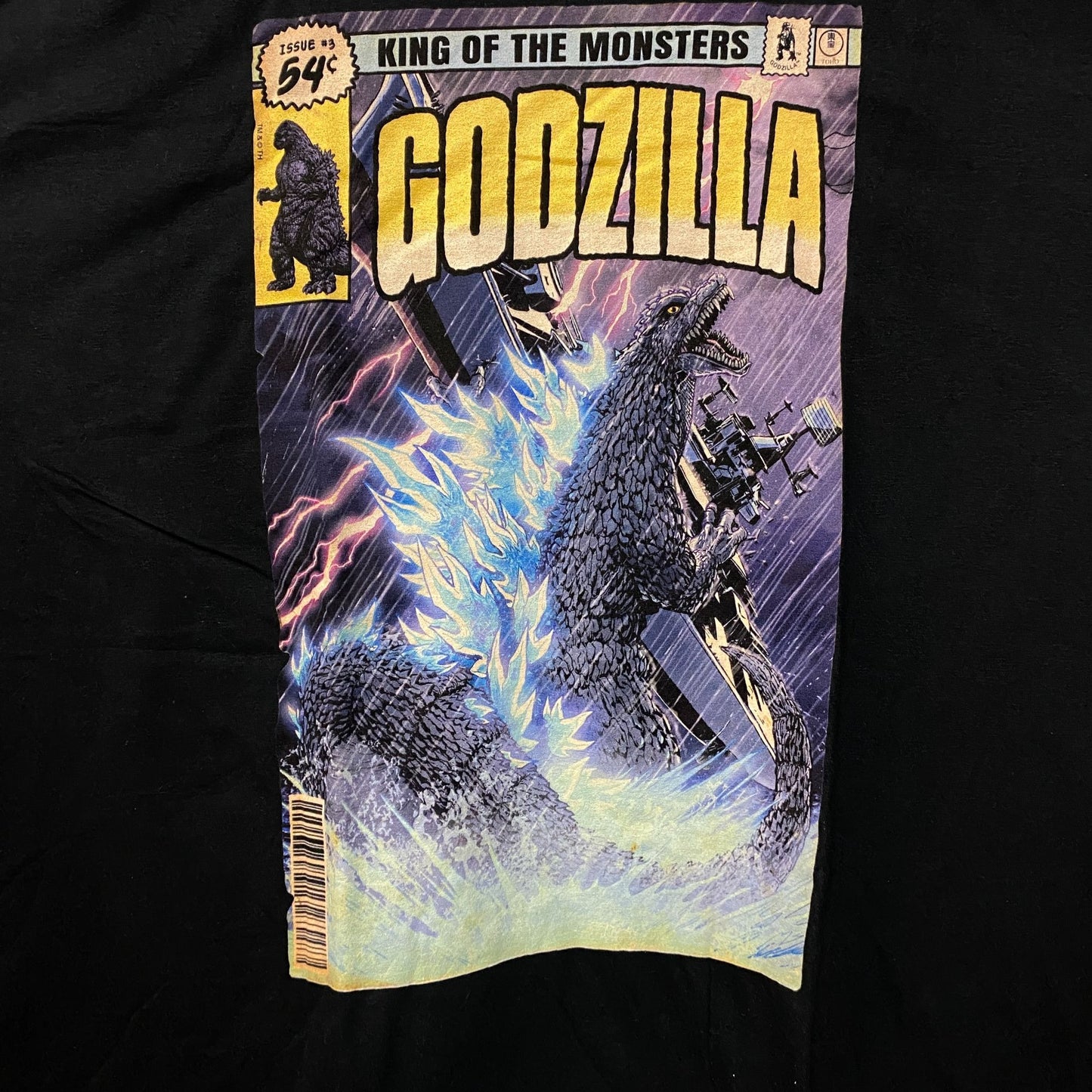 Ripple Junction Godzilla King of the Monsters Comic Cover T-shirt XL