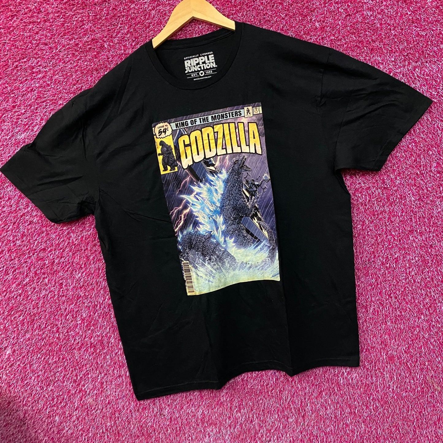 Ripple Junction Godzilla King of the Monsters Comic Cover T-shirt XL