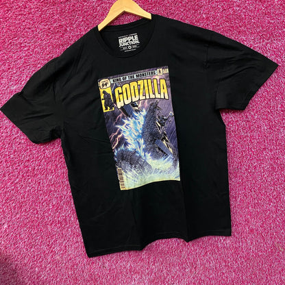 Ripple Junction Godzilla King of the Monsters Comic Cover T-shirt XL