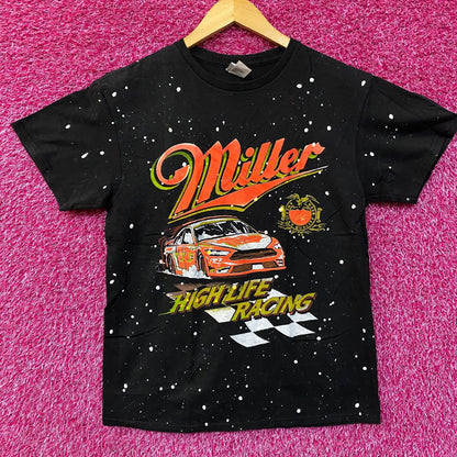 Junkfood Miller HighLife Racing Graphic Design T-Shirt Small