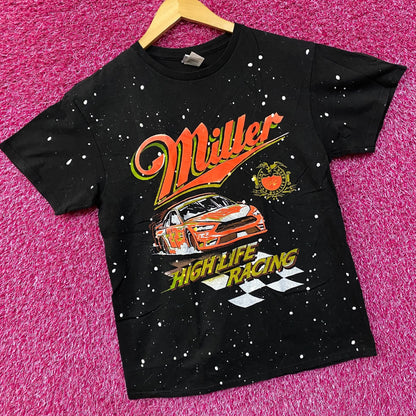 Junkfood Miller HighLife Racing Graphic Design T-Shirt Small