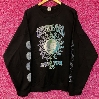 Grateful Dead Spring Tour Psychadelic Rock Crewneck sweater size XXL