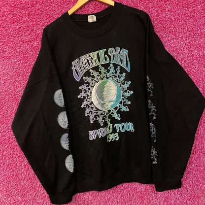 Grateful Dead Spring Tour Psychadelic Rock Crewneck sweater size XXL