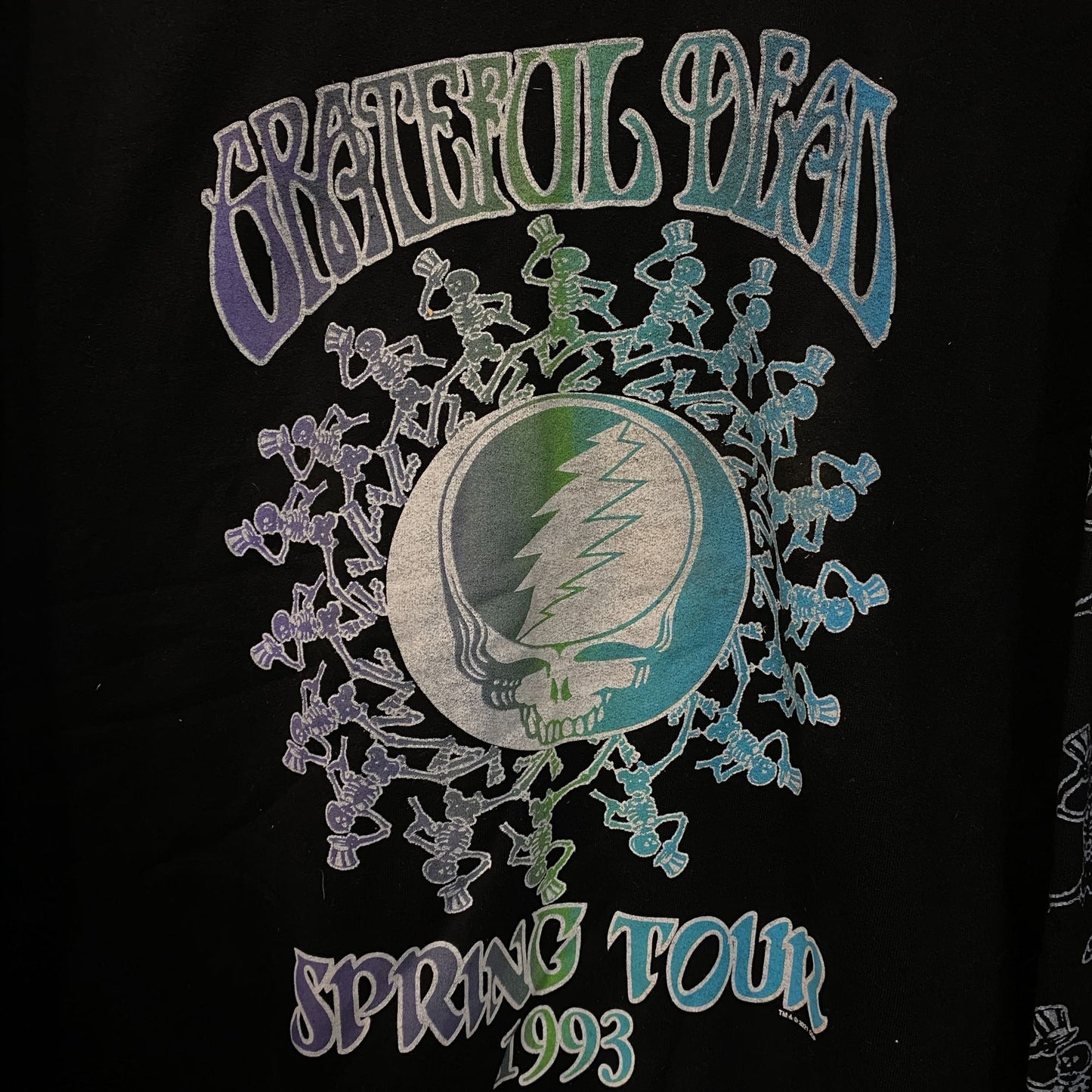 Grateful Dead Spring Tour Psychadelic Rock Crewneck sweater size XXL