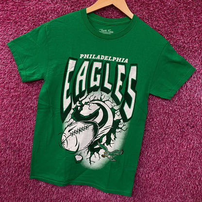 Junk Food Clothing Philadelphia Eagles "Breakthrough" Flea Market Graphic T-Shirt XS
