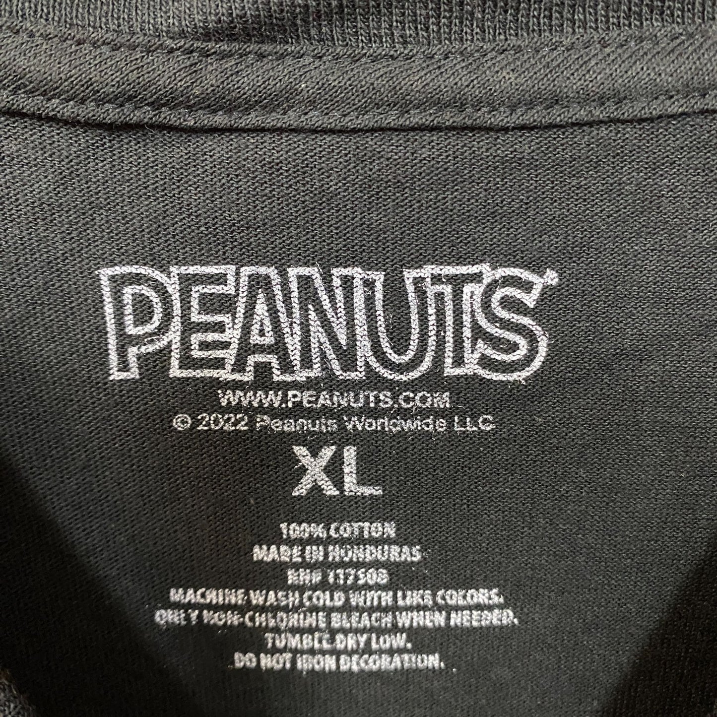 Peanuts Snoopy & Woodstock Explore Charcoal T-Shirt XL