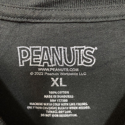 Peanuts Snoopy & Woodstock Explore Charcoal T-Shirt XL