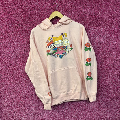 Rugrats Neff Pink Hoodie Pullover Medium