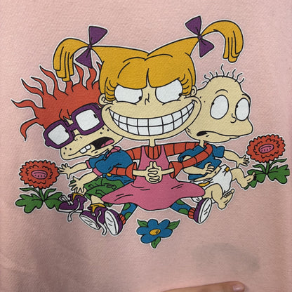 Rugrats Neff Pink Hoodie Pullover Medium