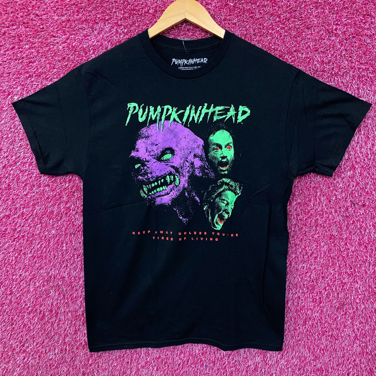 Pumpkinhead Unless You're Tired of Living Horror Film T-Shirt Medium