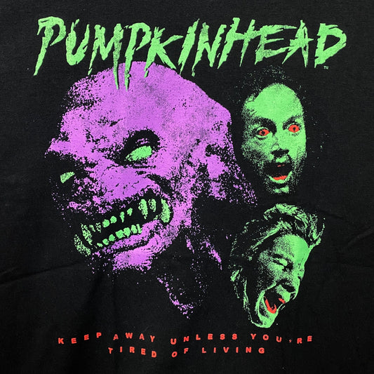 Pumpkinhead Unless You're Tired of Living Horror Film T-Shirt Medium