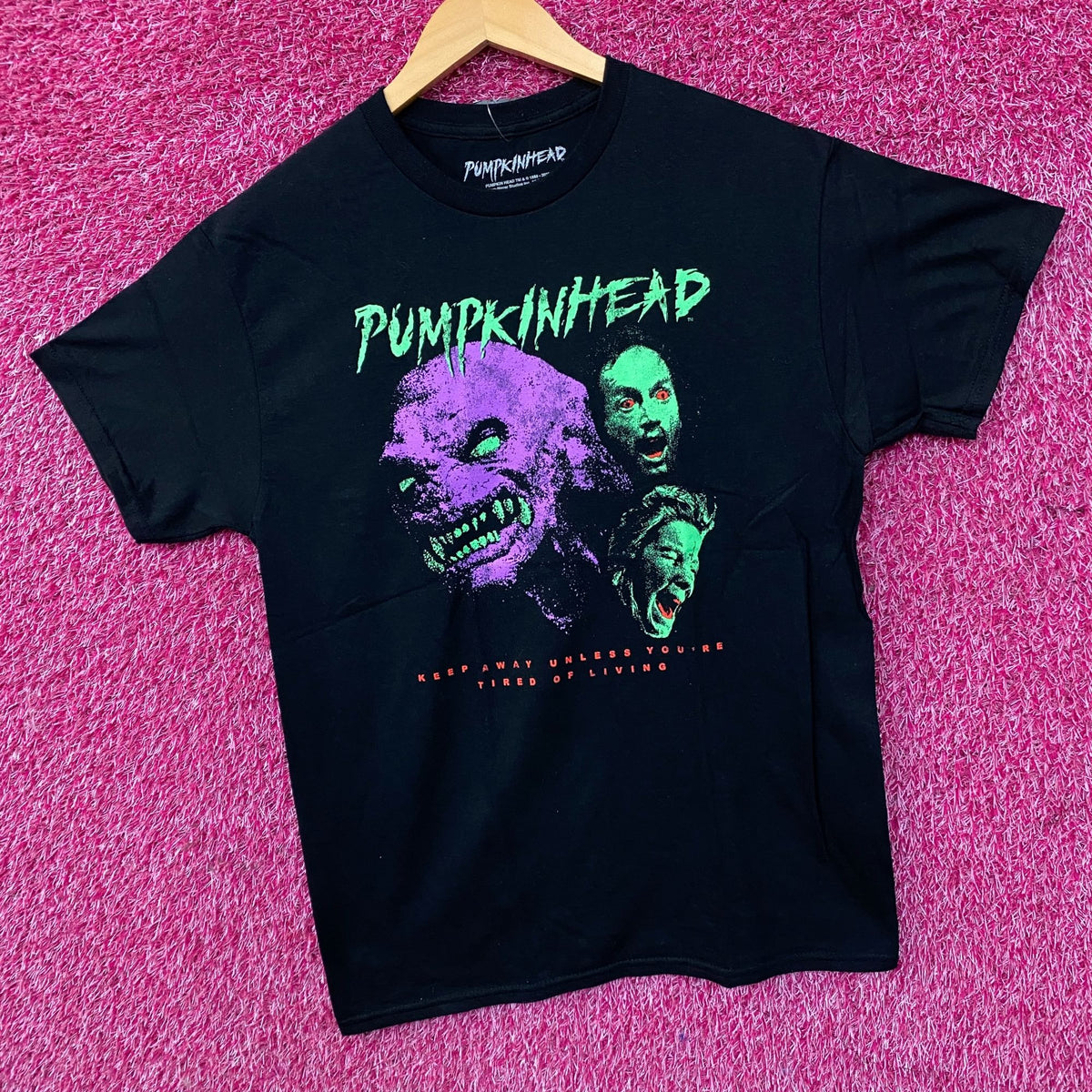 Pumpkinhead Unless You're Tired of Living Horror Film T-Shirt Medium