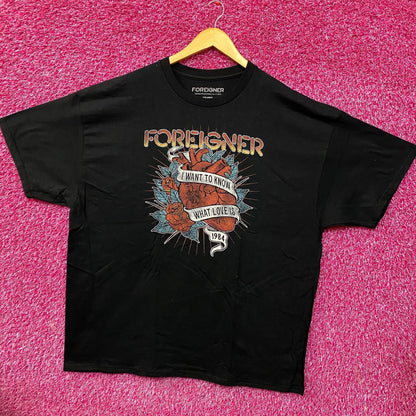 Foreigner Agent Provocateur I Wanna Know What Love Is T-Shirt  2XL