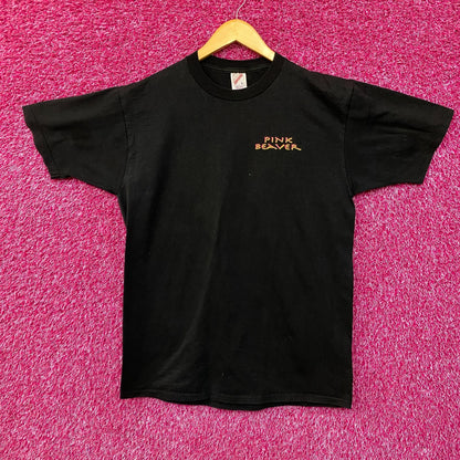 Pink Beaver Atraxion Wear Graphic Design T-Shirt Large