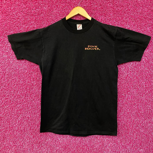 Pink Beaver Atraxion Wear Graphic Design T-Shirt Large