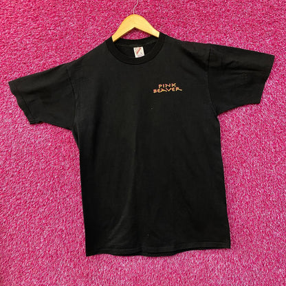 Pink Beaver Atraxion Wear Graphic Design T-Shirt Large