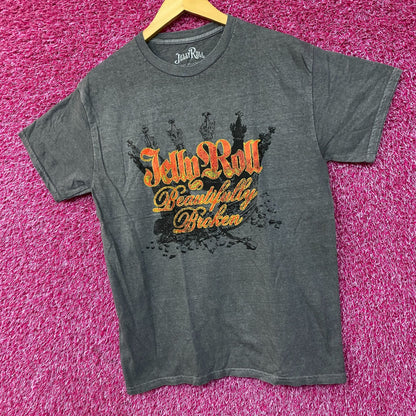 Jelly Roll Beautifully Broken T-Shirt Size Small