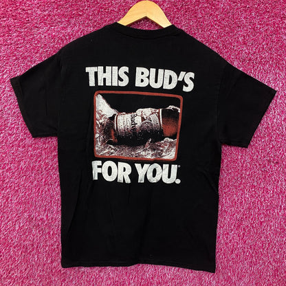 Junk Food Clothing Budweiser "This Bud's for You" Graphic T-Shirt XS