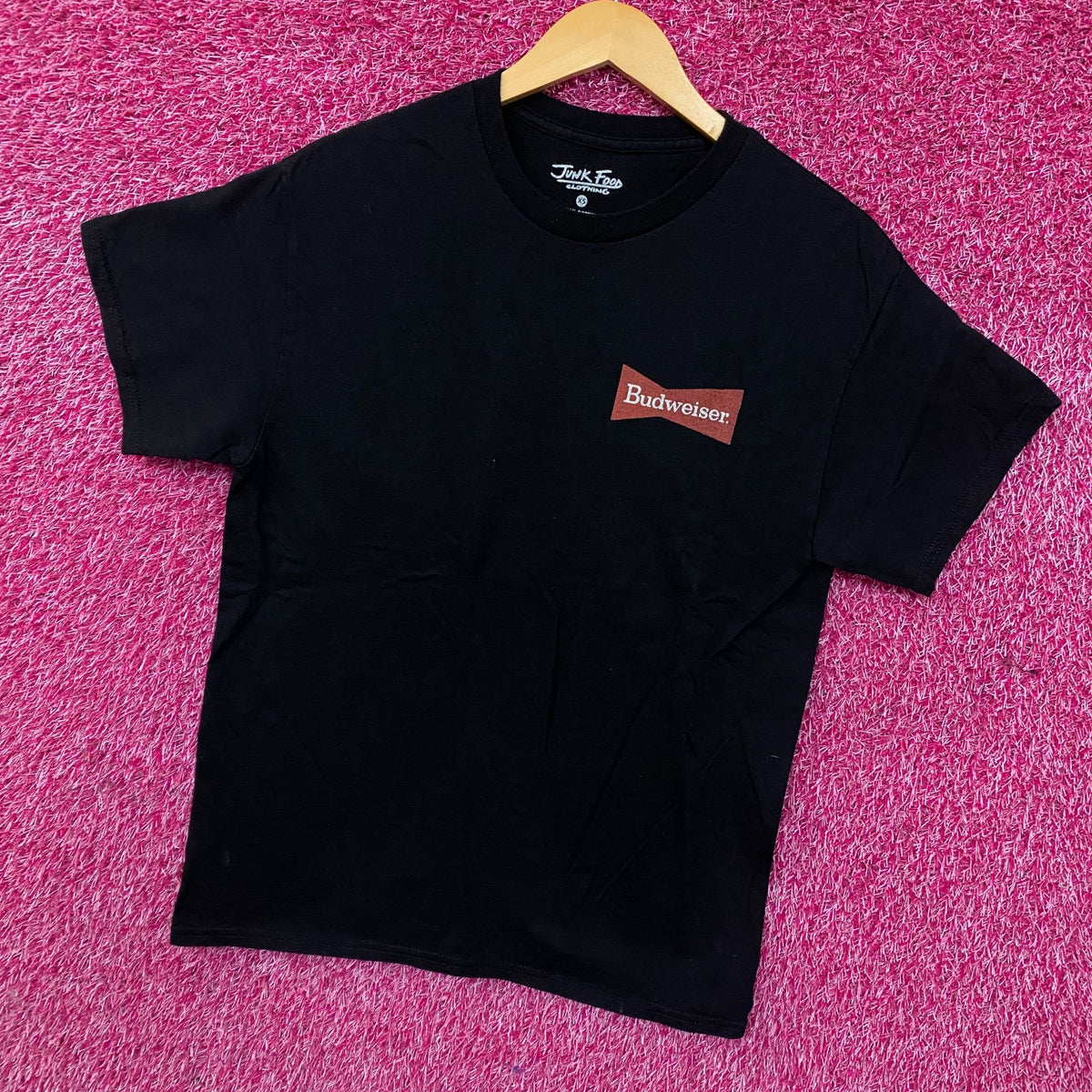 Junk Food Clothing Budweiser "This Bud's for You" Graphic T-Shirt XS