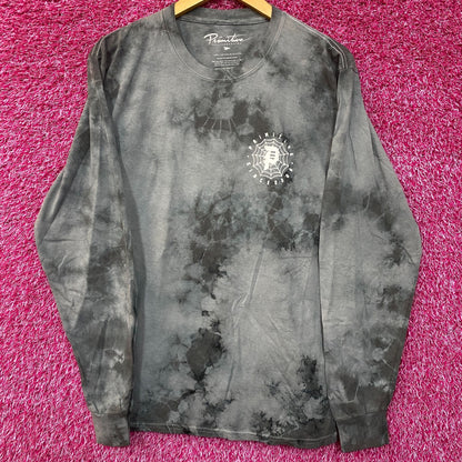 Primitive Spiderweb Tie Dye Long Sleeve T-Shirt Small