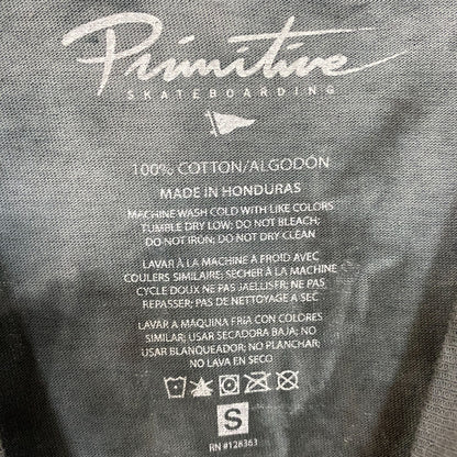 Primitive Spiderweb Tie Dye Long Sleeve T-Shirt Small