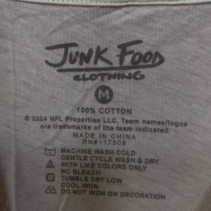 Junk Food Clothing NFL San Francisco 49ers Football Cropped Sleeveless T-Shirt Medium