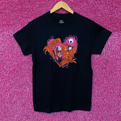 Love is Eternal The Nightmare Before Christmas Valentine's Day tee M