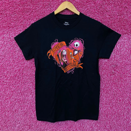 Love is Eternal The Nightmare Before Christmas Valentine's Day tee M
