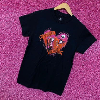 Love is Eternal The Nightmare Before Christmas Valentine's Day tee M
