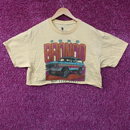 Junk Food Clothing Women's Bronco Off Road Ready Flea Market Crop Tee Medium