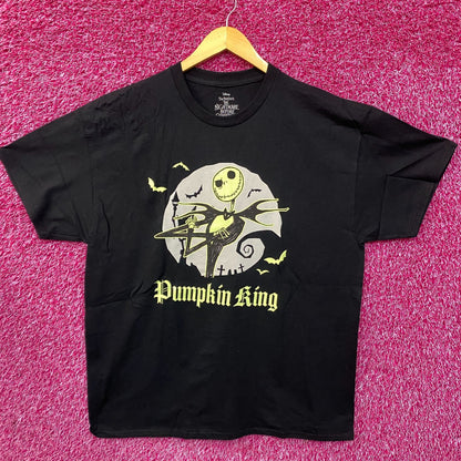 Tim Burton The Nightmare Before Christmas Jack Skellington Pumpkin King T-Shirt XL