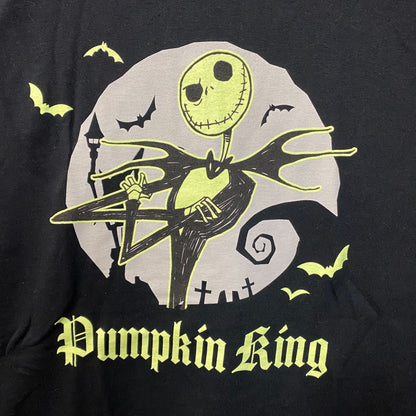 Tim Burton The Nightmare Before Christmas Jack Skellington Pumpkin King T-Shirt XL