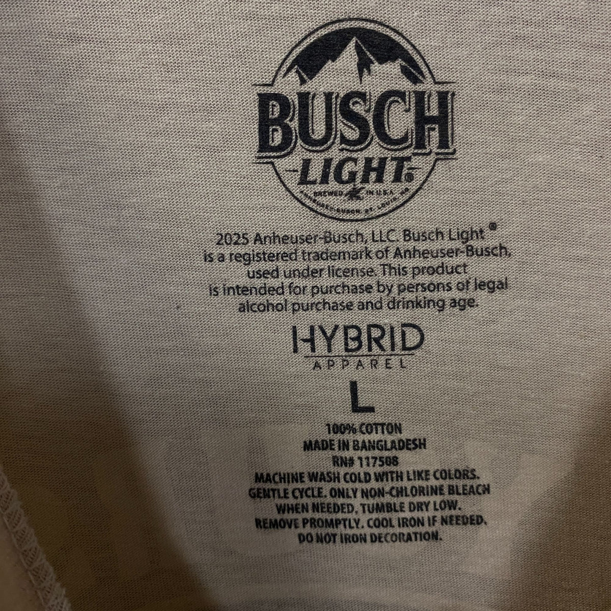 Brew City Busch Light "Catch Yourself A..." Graphic T-Shirt Large