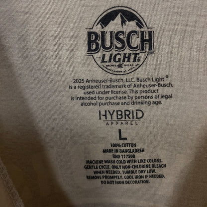 Brew City Busch Light "Catch Yourself A..." Graphic T-Shirt Large