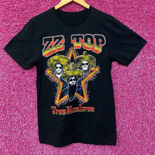 ZZTop Tres Hombres Album Cover Rock Band T-Shirt Medium