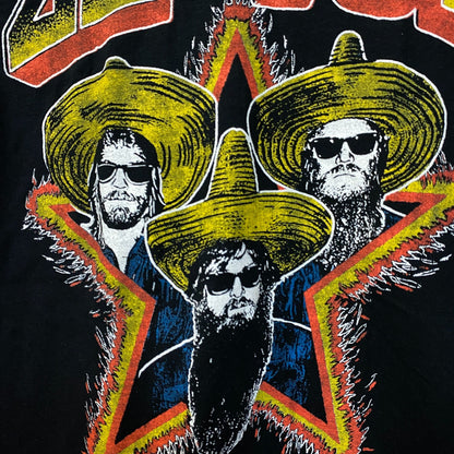 ZZTop Tres Hombres Album Cover Rock Band T-Shirt Medium