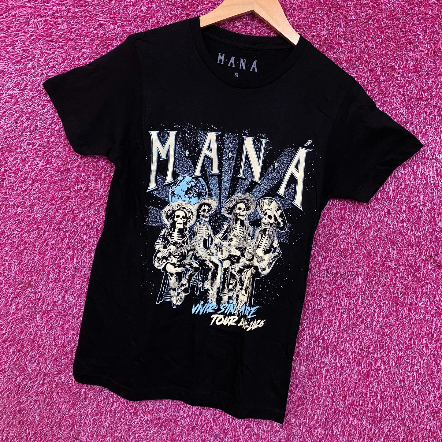Maná "Vivir Sin Aire Tour" Rock Band T-Shirt Small
